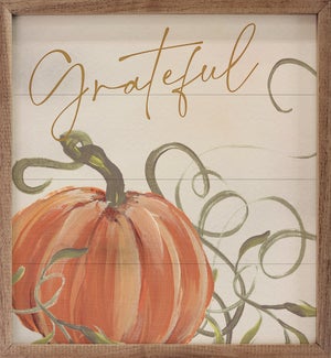 Grateful Pumpkins By Nina Blue